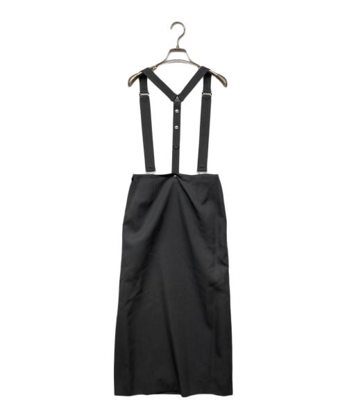 THE RERACS（ザ リラクス）THE RERACS (ザ リラクス) edition (エディション) サスペンダースカート グレー サイズ:38の古着・服飾アイテム