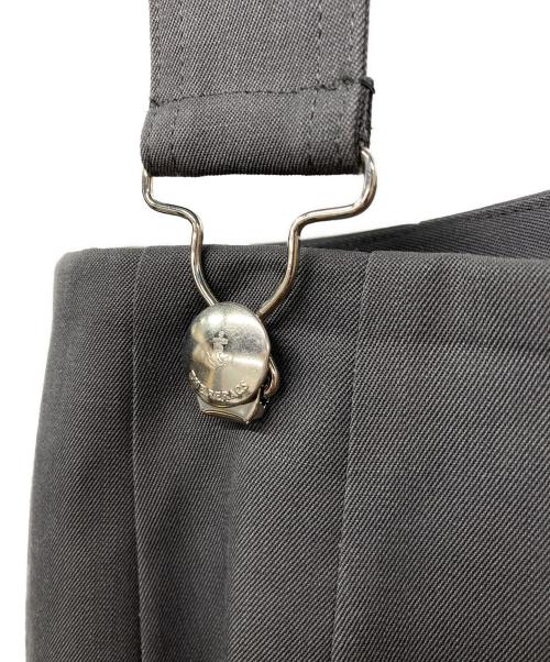 THE RERACS（ザ リラクス）THE RERACS (ザ リラクス) edition (エディション) サスペンダースカート グレー サイズ:38の古着・服飾アイテム