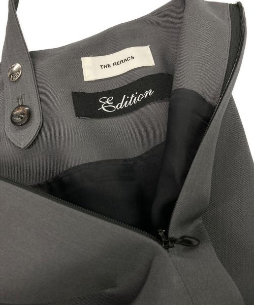 THE RERACS（ザ リラクス）THE RERACS (ザ リラクス) edition (エディション) サスペンダースカート グレー サイズ:38の古着・服飾アイテム