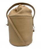 JIL SANDERジルサンダー）の古着「巾着ショルダーバッグ」｜ベージュ