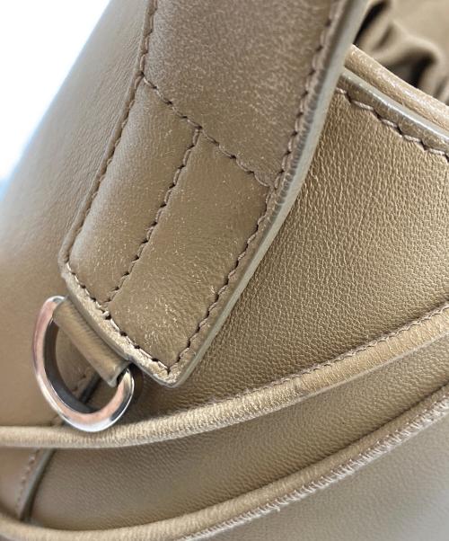 JIL SANDER（ジルサンダー）JIL SANDER (ジルサンダー) 巾着ショルダーバッグ ベージュの古着・服飾アイテム