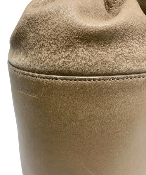 JIL SANDER（ジルサンダー）JIL SANDER (ジルサンダー) 巾着ショルダーバッグ ベージュの古着・服飾アイテム