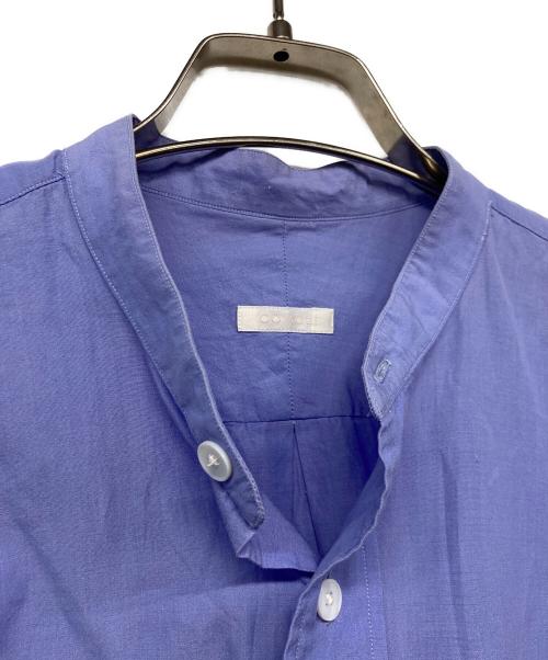 COMOLI（コモリ）COMOLI (コモリ) バンドカラーシャツ ブルー サイズ:1の古着・服飾アイテム