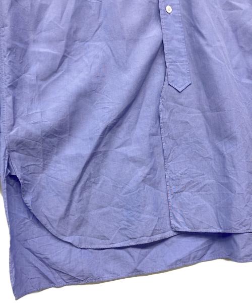 COMOLI（コモリ）COMOLI (コモリ) バンドカラーシャツ ブルー サイズ:1の古着・服飾アイテム