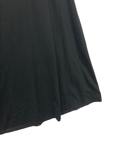 THREE DOTS（スリードッツ）THREE DOTS (スリードッツ) Long staple yarn skirt/ロングステープルヤーン スカート ブラック サイズ:Mの古着・服飾アイテム