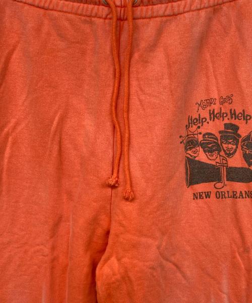 BOWWOW（バウワウ）BOWWOW (バウワウ) BEATLE MANIA MARDI GRAS SWEAT PANTS/スウェットパンツ オレンジ サイズ:XLの古着・服飾アイテム