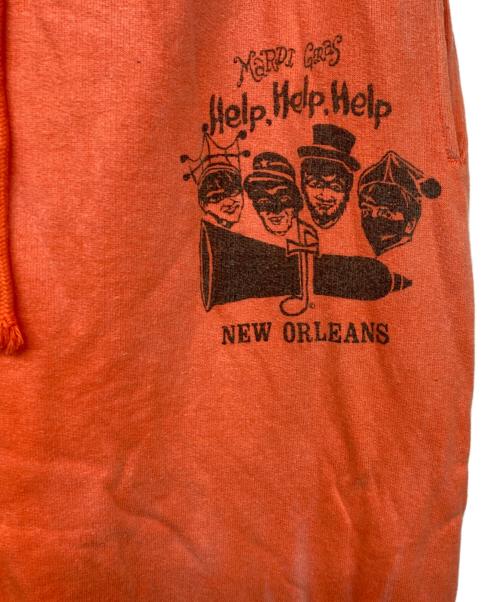 BOWWOW（バウワウ）BOWWOW (バウワウ) BEATLE MANIA MARDI GRAS SWEAT PANTS/スウェットパンツ オレンジ サイズ:XLの古着・服飾アイテム