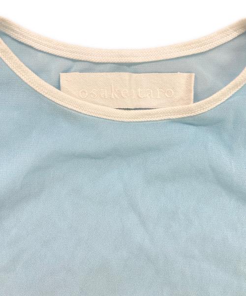 osakentaro（オサケンタロウ）OSAKENTARO (オサケンタロウ) シアーワンピース スカイブルー サイズ:記載なしの古着・服飾アイテム