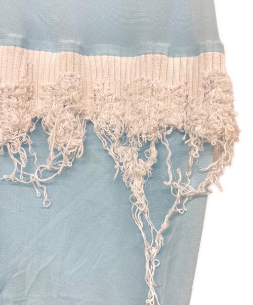 osakentaro（オサケンタロウ）OSAKENTARO (オサケンタロウ) シアーワンピース スカイブルー サイズ:記載なしの古着・服飾アイテム