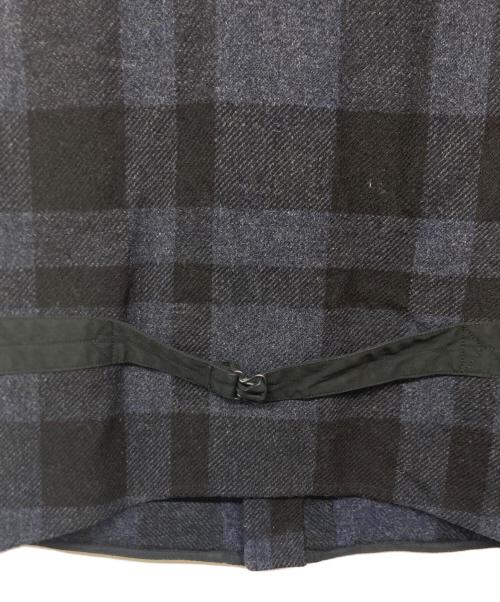 RRL（ダブルアールエル）RRL (ダブルアールエル) Check Wool Vest/チェックウールベスト ネイビー サイズ:Sの古着・服飾アイテム