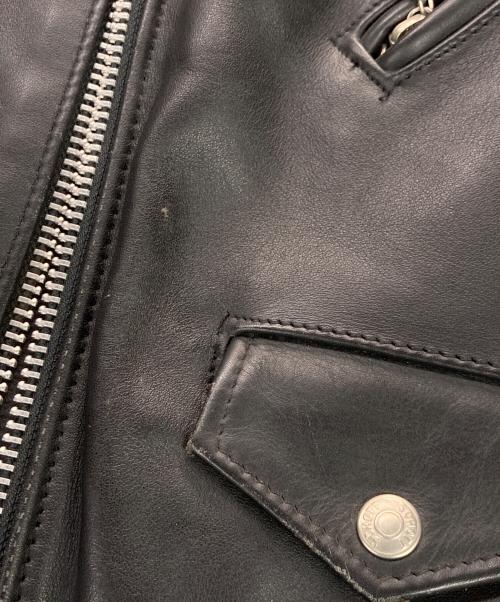 Schott（ショット）Schott (ショット) ダブルライダースジャケット ブラック サイズ:38の古着・服飾アイテム