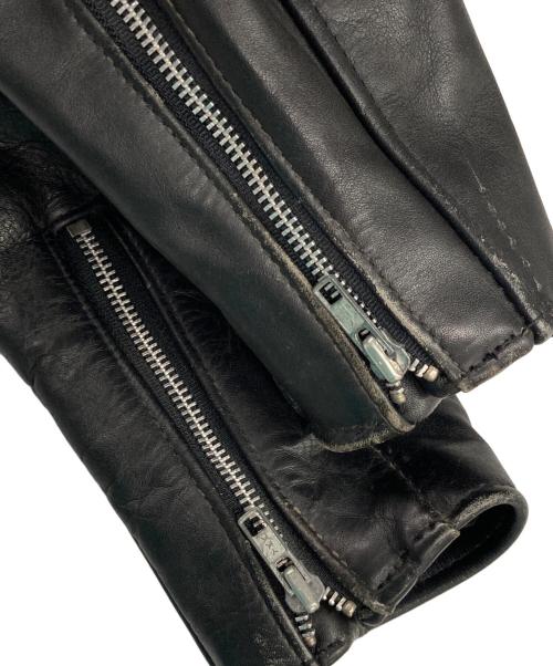 Schott（ショット）Schott (ショット) ダブルライダースジャケット ブラック サイズ:38の古着・服飾アイテム