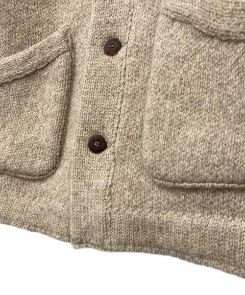 45R（フォーティファイブ・アール）45R (フォーティーファイブアール) ウールニットジャケット ベージュ サイズ:3の古着・服飾アイテム