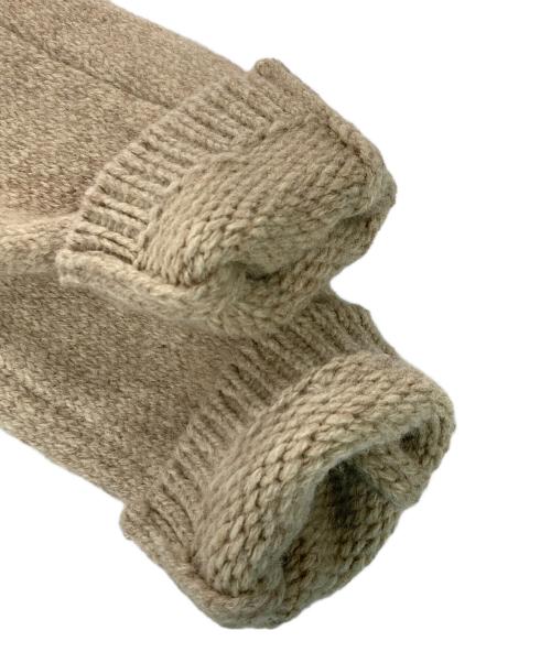 45R（フォーティファイブ・アール）45R (フォーティーファイブアール) ウールニットジャケット ベージュ サイズ:3の古着・服飾アイテム