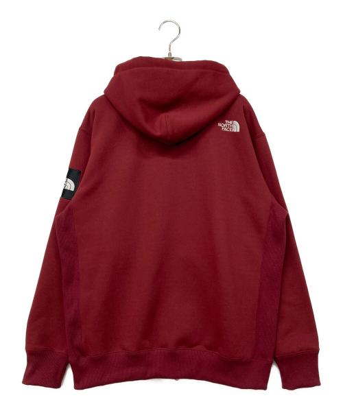 THE NORTH FACE（ザ ノース フェイス）THE NORTH FACE (ザ ノース フェイス) スクエアロゴフルジップ レッド サイズ:Lの古着・服飾アイテム