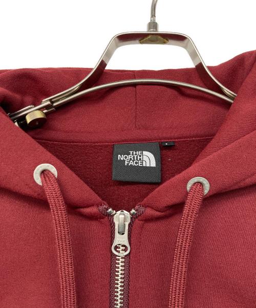 THE NORTH FACE（ザ ノース フェイス）THE NORTH FACE (ザ ノース フェイス) スクエアロゴフルジップ レッド サイズ:Lの古着・服飾アイテム