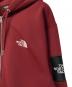 中古・古着 THE NORTH FACE (ザ ノース フェイス) スクエアロゴフルジップ レッド サイズ:L：7000円