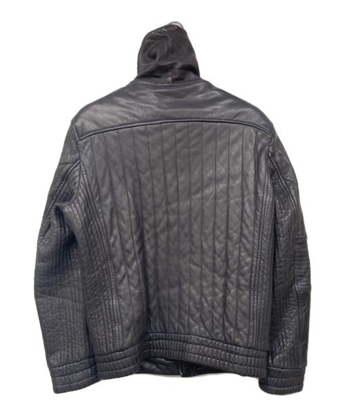 GIORGIO BRATO（ジョルジョブラッド）GIORGIO BRATO (ジョルジョブラッド) レザージャケット ブラック サイズ:48の古着・服飾アイテム