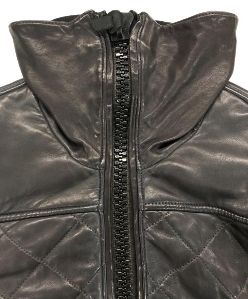 GIORGIO BRATO（ジョルジョブラッド）GIORGIO BRATO (ジョルジョブラッド) レザージャケット ブラック サイズ:48の古着・服飾アイテム