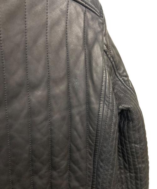 GIORGIO BRATO（ジョルジョブラッド）GIORGIO BRATO (ジョルジョブラッド) レザージャケット ブラック サイズ:48の古着・服飾アイテム