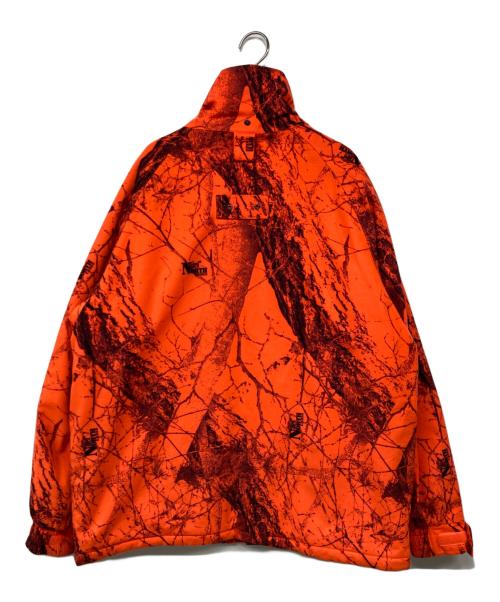 Gamehide（ゲームハイド）GAMEHIDE (ゲームハイド) 総柄ジャケット/フラットランド パーカー オレンジ サイズ:Lの古着・服飾アイテム