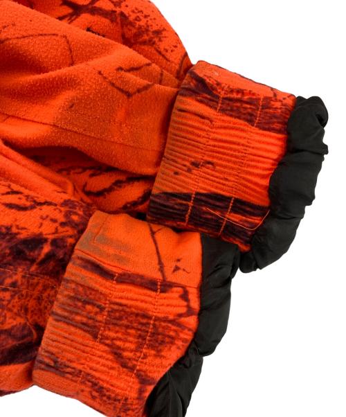 Gamehide（ゲームハイド）GAMEHIDE (ゲームハイド) 総柄ジャケット/フラットランド パーカー オレンジ サイズ:Lの古着・服飾アイテム