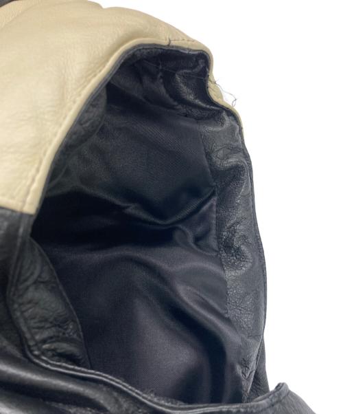 FREEDOM SPORTS WEAR（フリーダムスポーツウェア）FREEDOM SPORTS WEAR (フリーダムスポーツウェア) レザーダウンベスト ブラック サイズ:42の古着・服飾アイテム