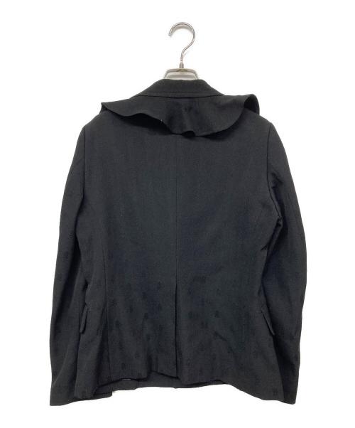 ROBE DE CHAMBRE COMME DES GARCONS（ローブドシャンブル コムデギャルソン）ROBE DE CHAMBRE COMME DES GARCONS (ローブドシャンブル コムデギャルソン) フリルジャケット ブラック サイズ:Mの古着・服飾アイテム