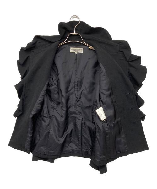 ROBE DE CHAMBRE COMME DES GARCONS（ローブドシャンブル コムデギャルソン）ROBE DE CHAMBRE COMME DES GARCONS (ローブドシャンブル コムデギャルソン) フリルジャケット ブラック サイズ:Mの古着・服飾アイテム