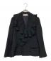 ROBE DE CHAMBRE COMME DES GARCONS（ローブドシャンブル コムデギャルソン）の古着「フリルジャケット」｜ブラック