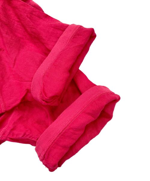 maillot（マイヨ）maillot (マイヨ) Linen Pocket Shirt-Tee ピンクの古着・服飾アイテム