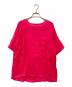 maillot（マイヨ）の古着「Linen Pocket Shirt-Tee」｜ピンク