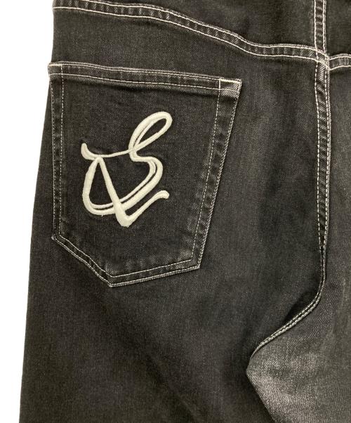 sulvam（サルバム）sulvam (サルバム) boots cut denim pants ブラック サイズ:記載なしの古着・服飾アイテム