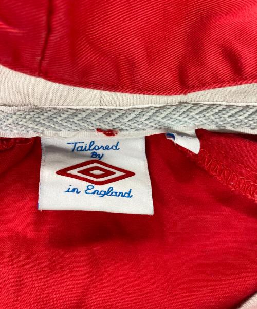 UMBRO（アンブロ）UMBRO (アンブロ) ハーフジップパーカー レッド サイズ:XLの古着・服飾アイテム