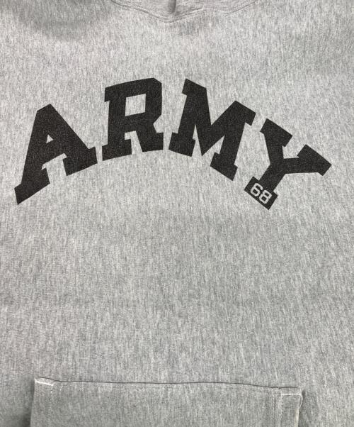 Champion REVERSE WEAVE（チャンピオン リバース ウィーブ）Champion REVERSE WEAVE (チャンピオン リバース ウィーブ) プリンパーカー グレー サイズ:XLの古着・服飾アイテム