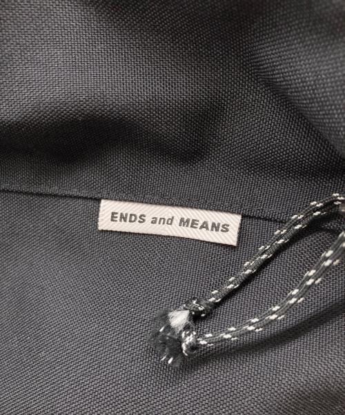 ENDS and MEANS（エンズアンド ミーンズ）ENDS and MEANS (エンズアンド ミーンズ) Day trip Back Pack/バックパック ブラック サイズ:記載なしの古着・服飾アイテム