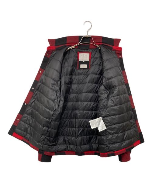 WOOLRICH（ウールリッチ）WOOLRICH (ウールリッチ) ALASKAN WOOL CHECK OVER SHIRT RED BUFFALO/アラスカン ウールチェック オーバーシャツ レッド×ブラック サイズ:Lの古着・服飾アイテム