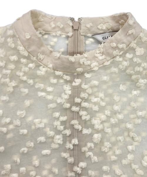 CLANE（クラネ）CLANE (クラネ) SNOW DOT JACQUARD TOPS アイボリー サイズ:１の古着・服飾アイテム