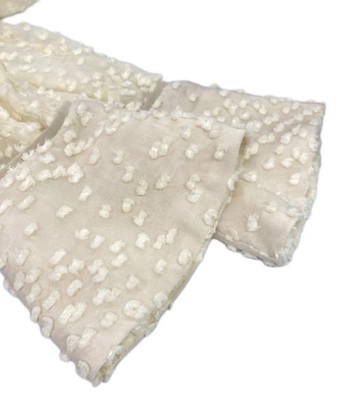 CLANE（クラネ）CLANE (クラネ) SNOW DOT JACQUARD TOPS アイボリー サイズ:１の古着・服飾アイテム