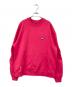 ADER error（アーダーエラー）の古着「ワッペンスウェット」｜ピンク