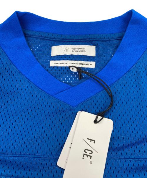 F/CE.（エフシーイー）F/CE. (エフシーイー) MESH FCE PRINT TEE ブルー サイズ:M 未使用品の古着・服飾アイテム
