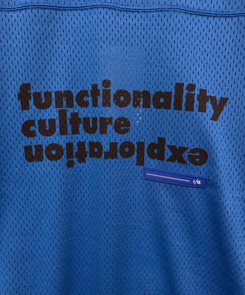 F/CE.（エフシーイー）F/CE. (エフシーイー) MESH FCE PRINT TEE ブルー サイズ:M 未使用品の古着・服飾アイテム