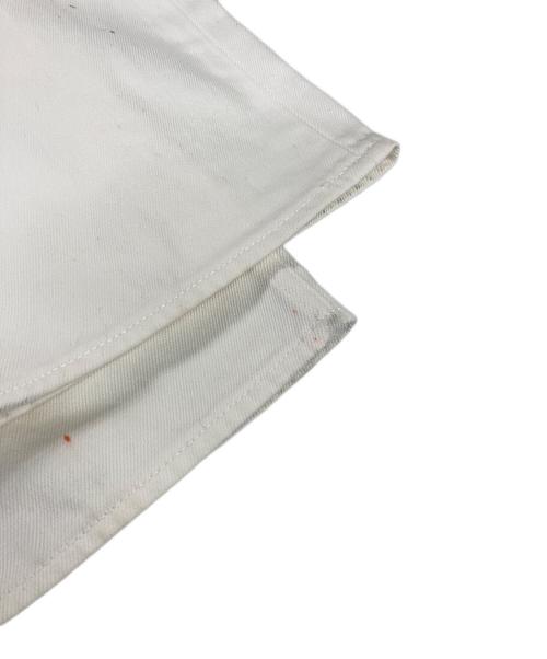 AURALEE（オーラリー）AURALEE (オーラリー) HARD TWIST DENIM HAND PAINTED 5P PANTS ホワイト サイズ:30の古着・服飾アイテム