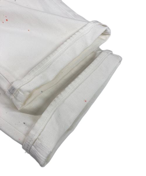 AURALEE（オーラリー）AURALEE (オーラリー) HARD TWIST DENIM HAND PAINTED 5P PANTS ホワイト サイズ:30の古着・服飾アイテム