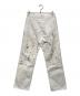 AURALEE (オーラリー) HARD TWIST DENIM HAND PAINTED 5P PANTS ホワイト サイズ:30：20000円
