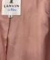 中古・古着 LANVIN en Bleu (ランバンオンブルー) ビッグカラーチェスターコート ピンク サイズ:38：8000円
