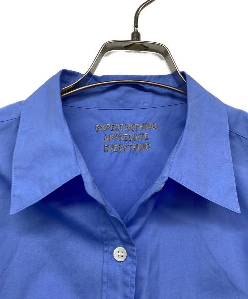 Plage（プラージュ）Plage (プラージュ) COTTON POCKET シャツ ブルー サイズ:記載なしの古着・服飾アイテム