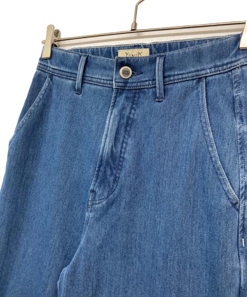 YANUK（ヤヌーク）YANUK (ヤヌーク) DENITフレアトラウザーズ/デニムパンツ ブルー サイズ:Sの古着・服飾アイテム