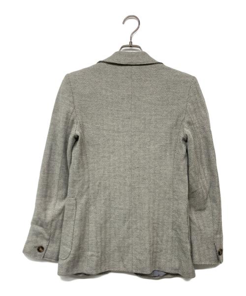 WEEKEND Max Mara（ウィークエンド マックスマーラ）Weekend Max Mara (ウィークエンド マックスマーラ) ヘリンボーンテーラードジャケット グレー サイズ:38の古着・服飾アイテム