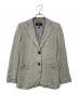 Weekend Max Mara（ウィークエンド マックスマーラ）の古着「ヘリンボーンテーラードジャケット」｜グレー